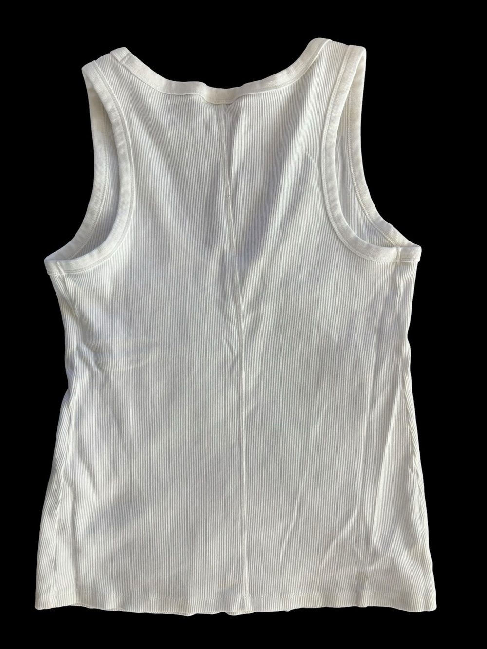 Universal Thread White Ribbed Scoop Neck Tank - Picture 2 of 5